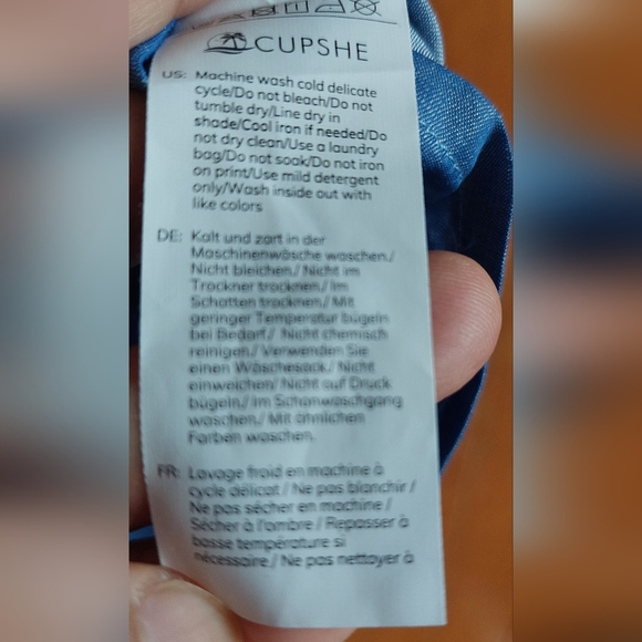 CUPSHE Chambray Mini Dress for Women - Picture 5 of 5